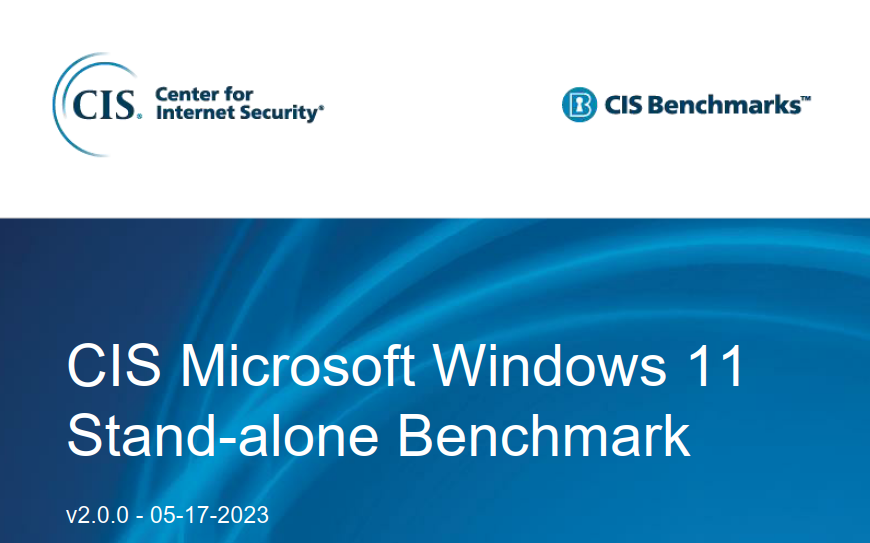 CIS Microsoft Windows 11 Benchmark